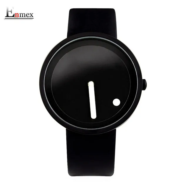 2017gift Enmex cool colour Minimalist style wristwatch creative design Dot and Line simple stylish with  quartz  fashion watch