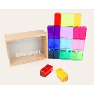 Bauspiel Luminous Lucent Blocks 24pcs (Ships end of November)