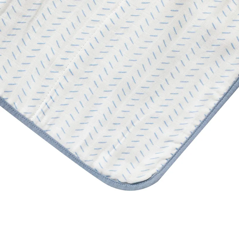 Blue Dash Baby Blanket