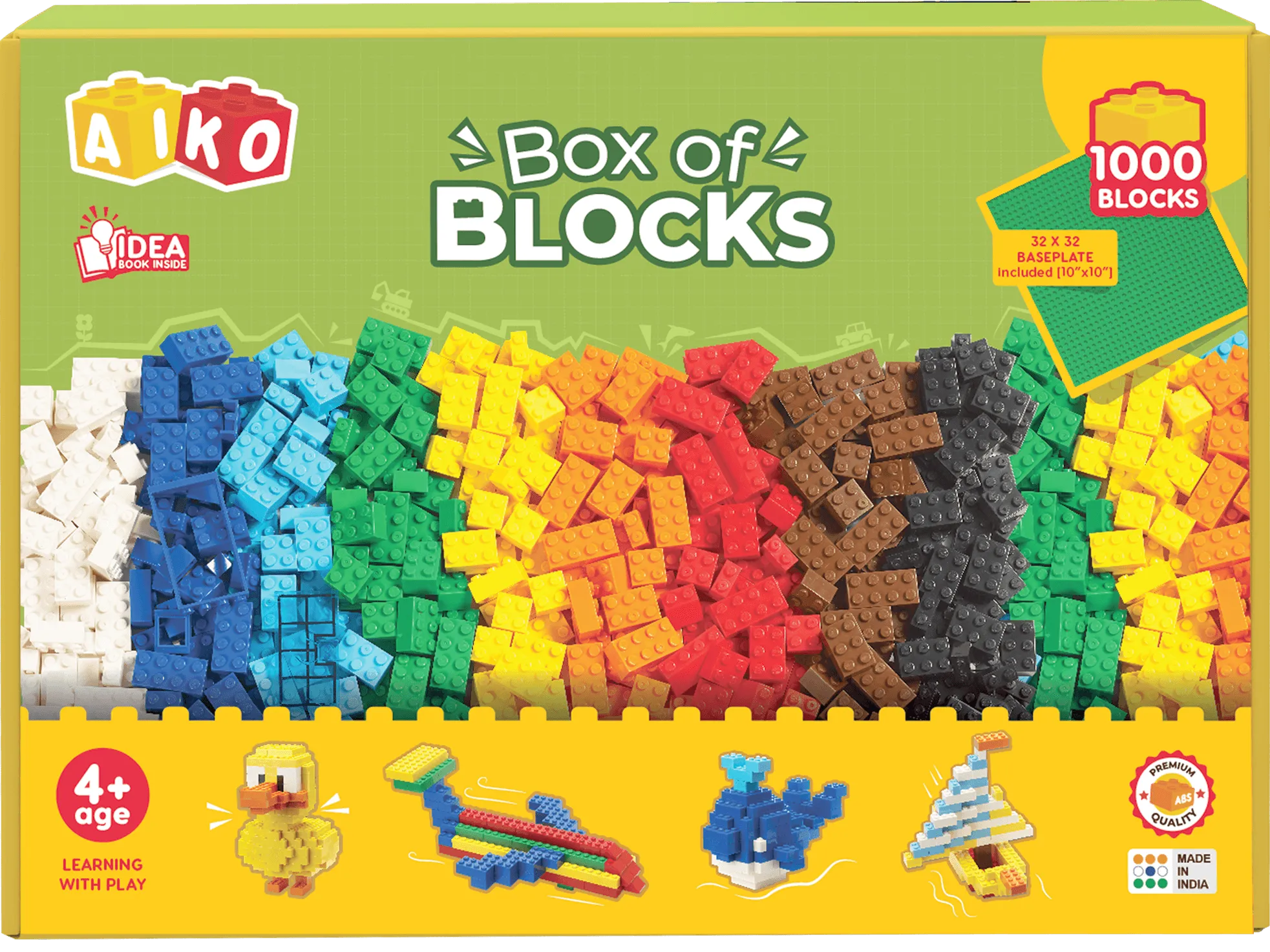 Box of Blocks 1000-Piece Building Blocks