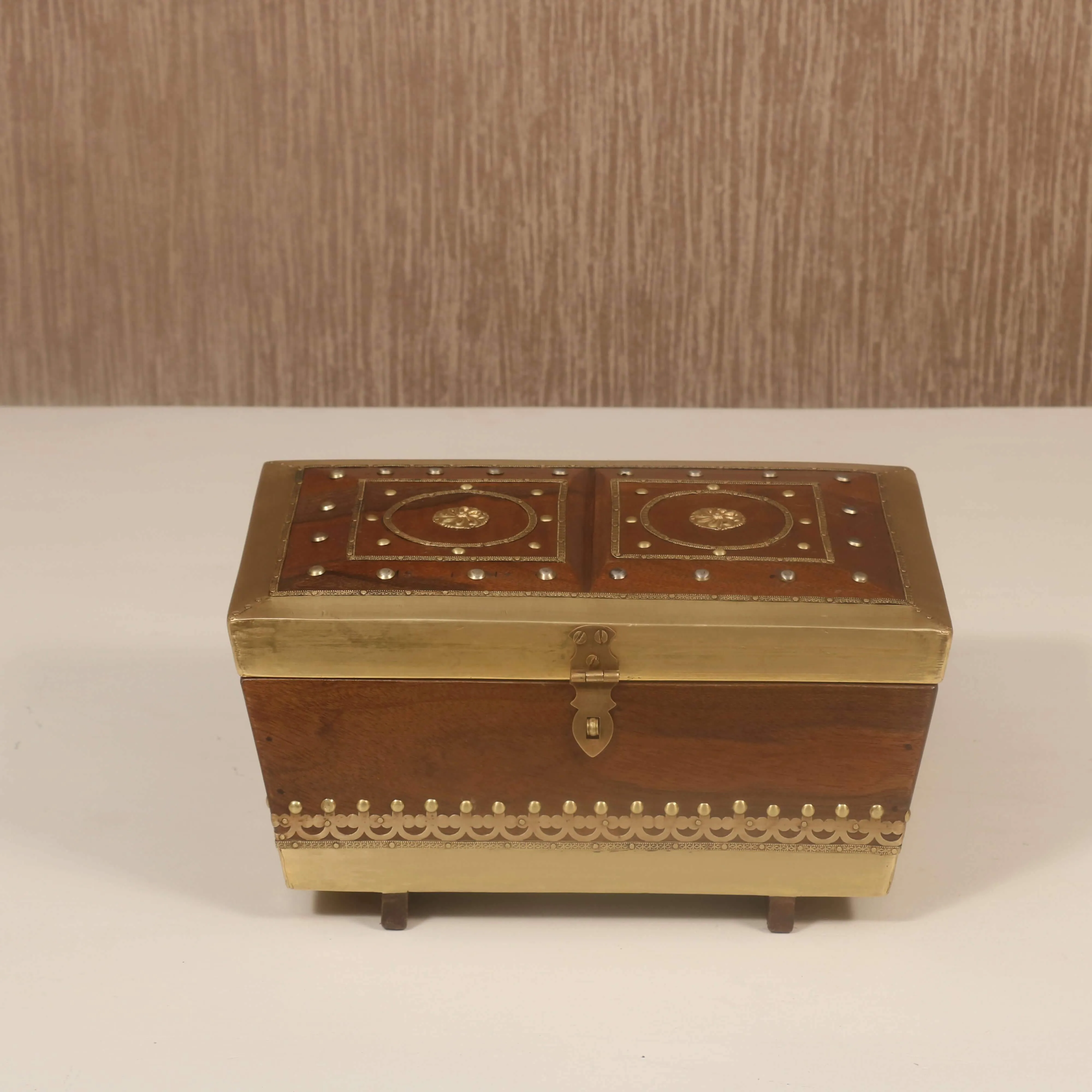 Brass Fitted Wooden Box