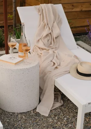 Cabo Bed Throw - Sand