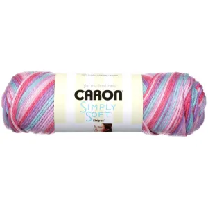 Caron Simply Soft Stripes Yarn - Times Square 141g