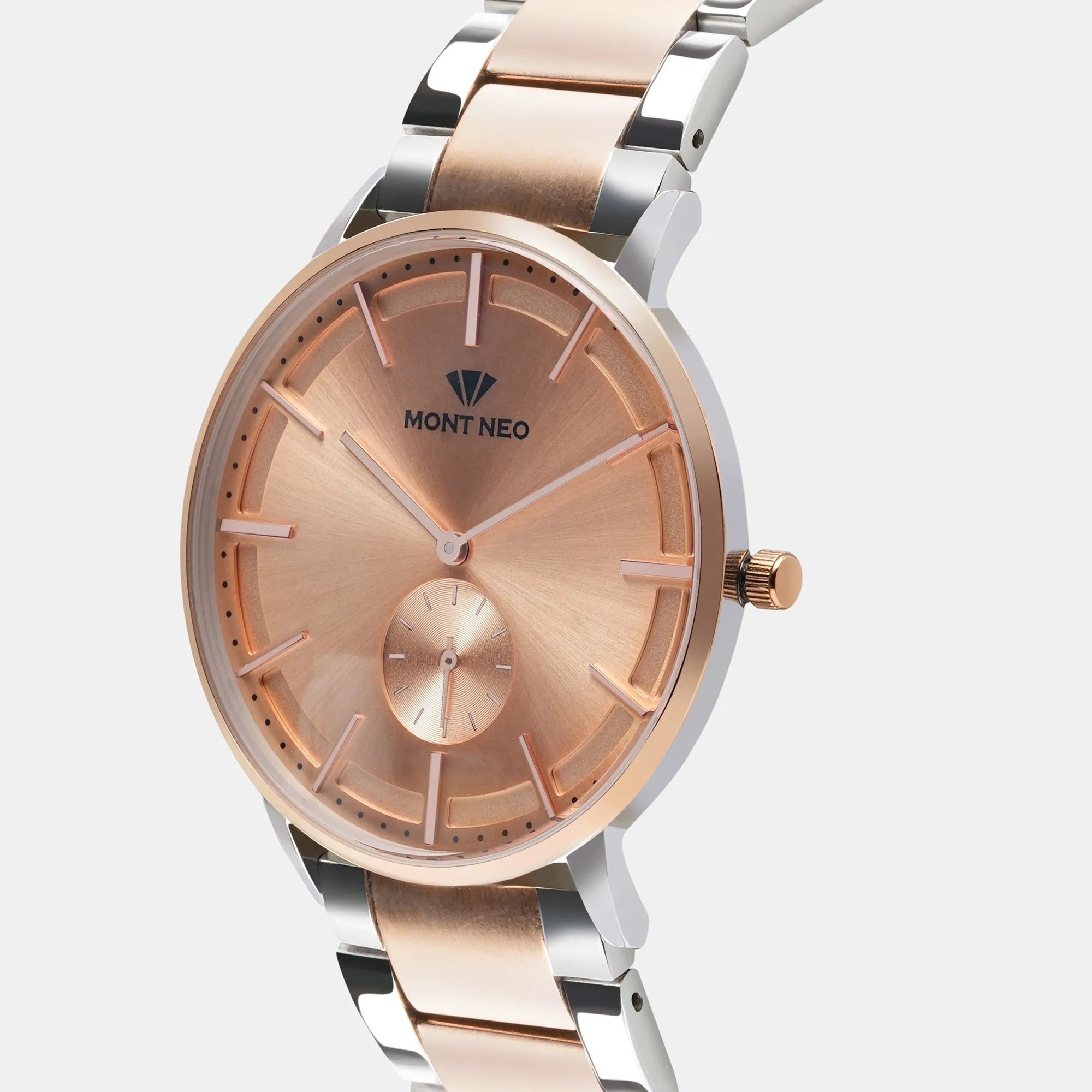 Charming Rose Gold Analog Women Stainless Steel Watch 7009E-M1307