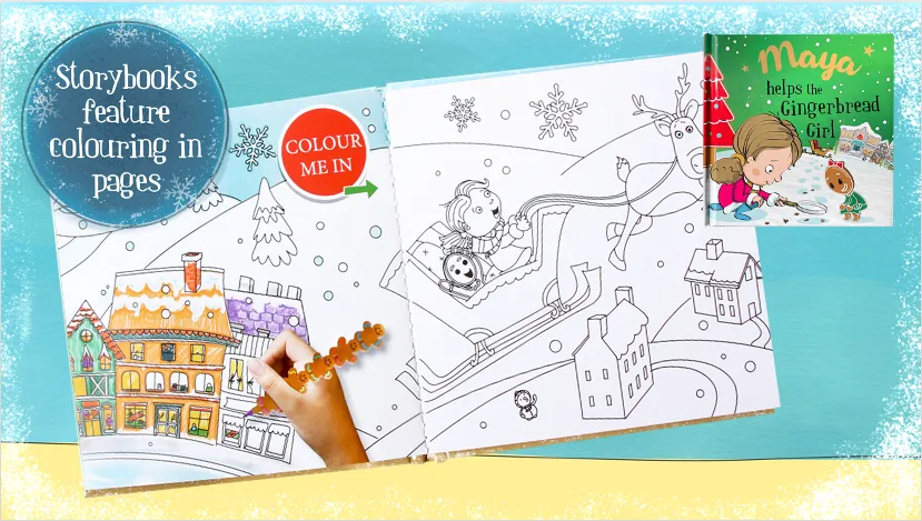 Childrens Xmas Storybook / colouring book   - Freddie