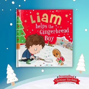 Childrens Xmas Storybook / colouring book   - Liam