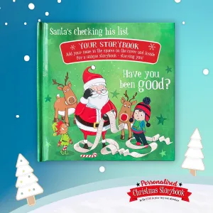 Childrens Xmas Storybook / colouring book   - Santa Help (Male)