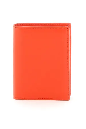 Comme des garcons wallet leather small bi-fold wallet