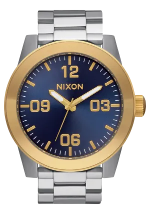 Corporal Stainless Steel - Gold / Blue Sunray