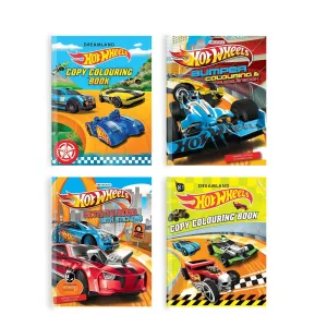 Dreamland Publications Hot Wheels Colouring And Activity Boos Pack ( A Pack of 4)