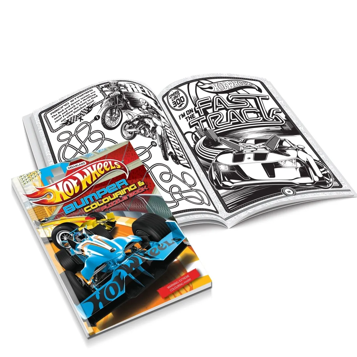 Dreamland Publications Hot Wheels Colouring And Activity Boos Pack ( A Pack of 4)