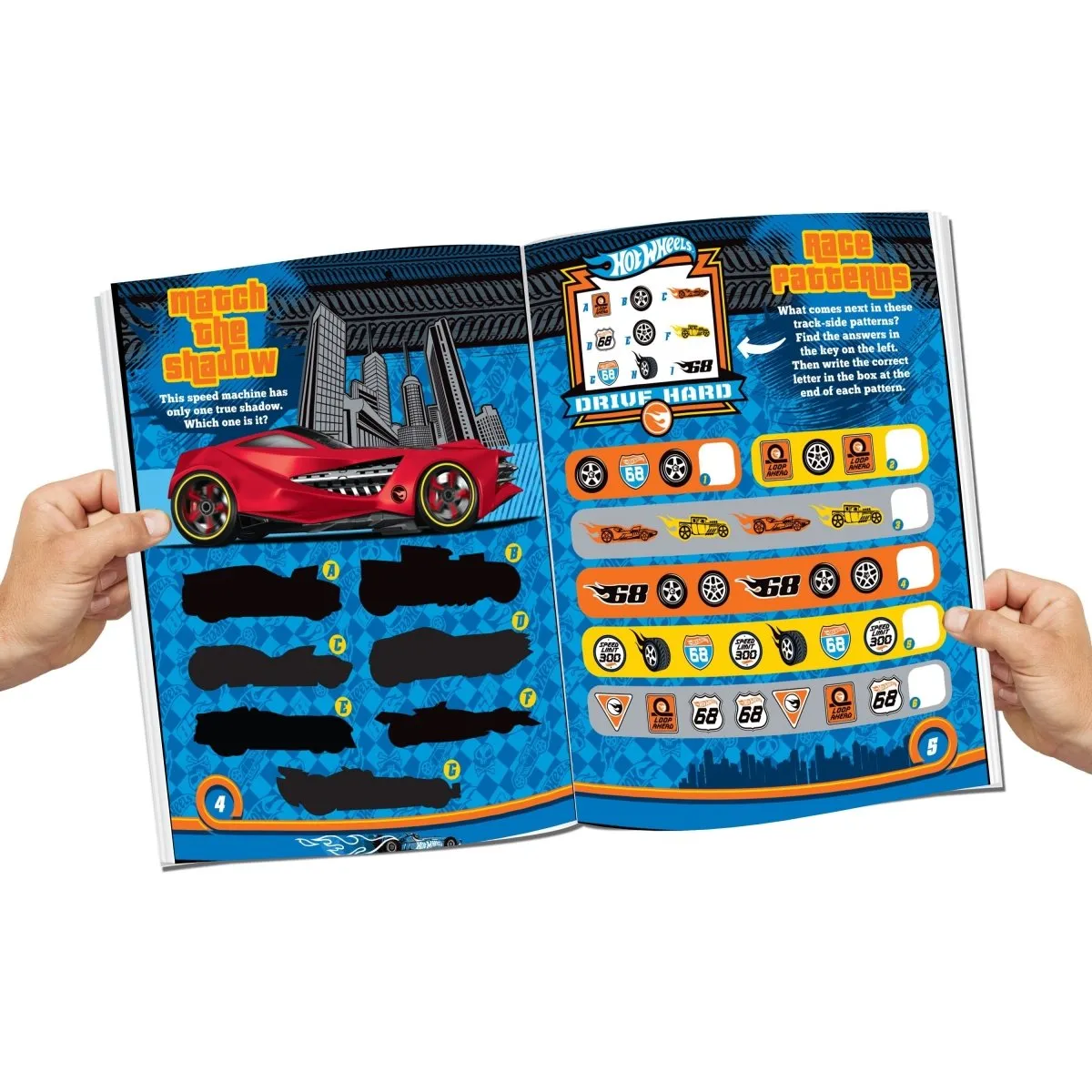 Dreamland Publications Hot Wheels Colouring And Activity Boos Pack ( A Pack of 4)