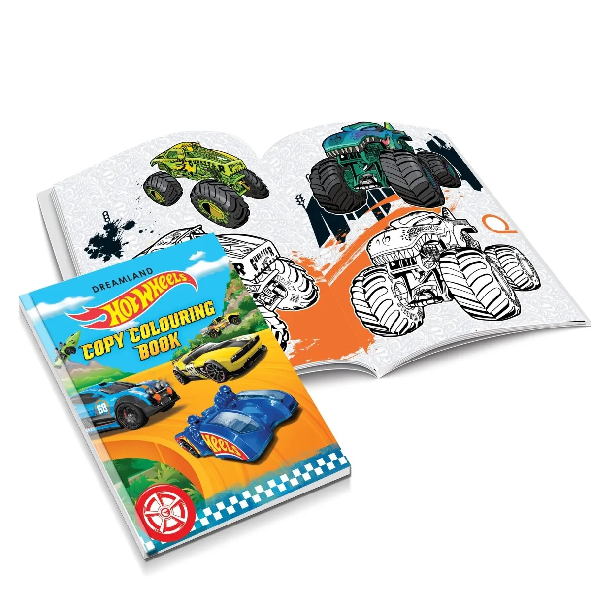 Dreamland Publications Hot Wheels Colouring And Activity Boos Pack ( A Pack of 4)