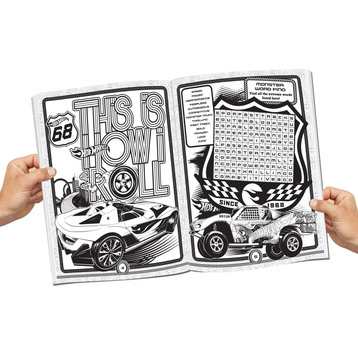 Dreamland Publications Hot Wheels Colouring And Activity Boos Pack ( A Pack of 4)