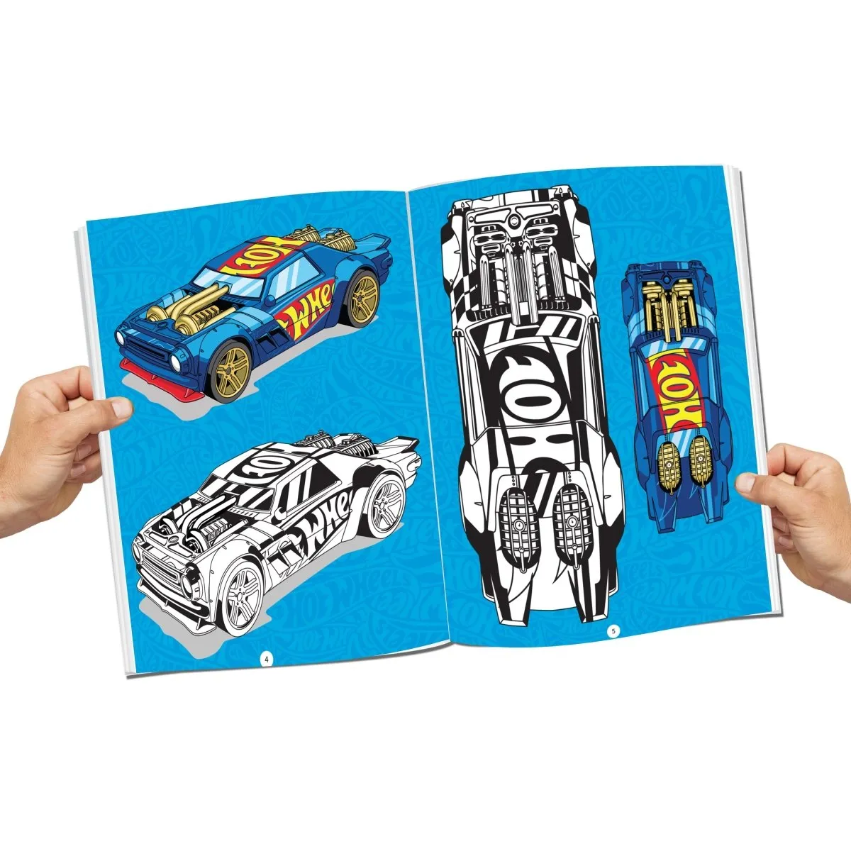 Dreamland Publications Hot Wheels Colouring And Activity Boos Pack ( A Pack of 4)