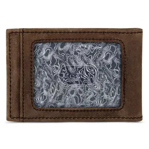 Eddie Bauer Men's Wallet with Money Clip, Double Embossed