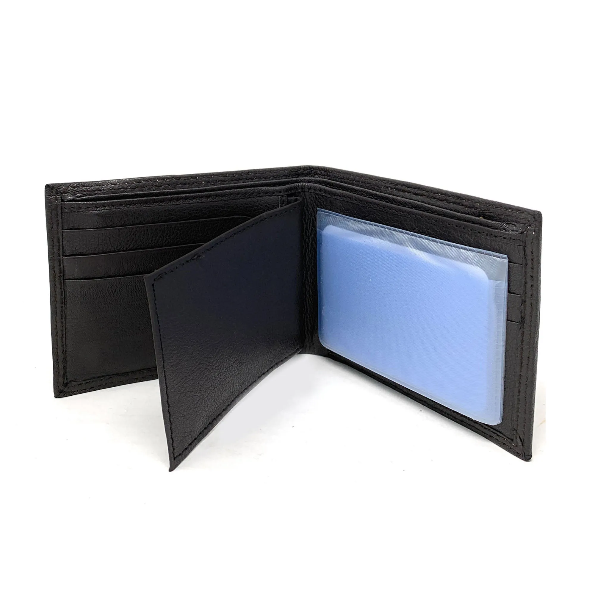 Empire Cove VIP Classic Genuine Leather Slim Bifold Wallets Side Flip ID