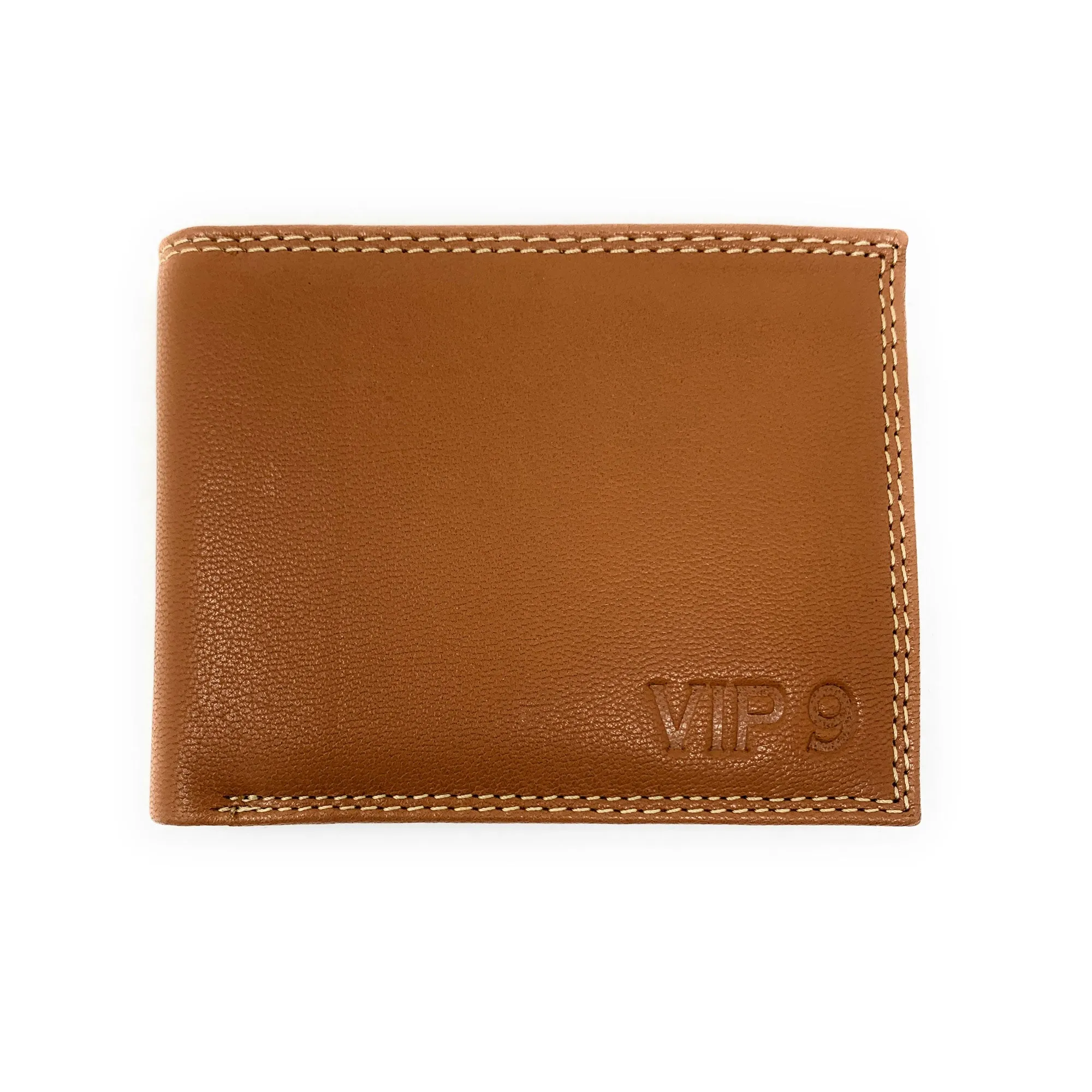 Empire Cove VIP Classic Genuine Leather Slim Bifold Wallets Side Flip ID