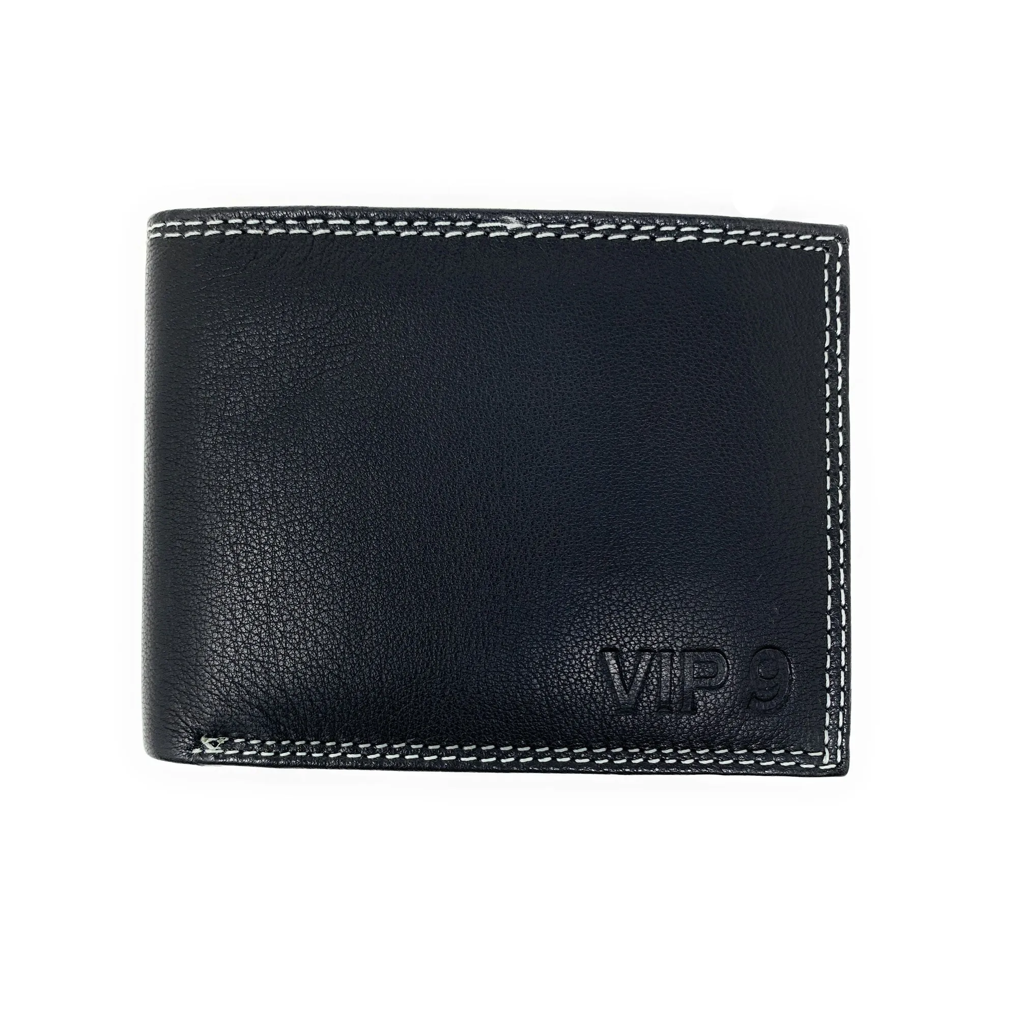 Empire Cove VIP Classic Genuine Leather Slim Bifold Wallets Side Flip ID