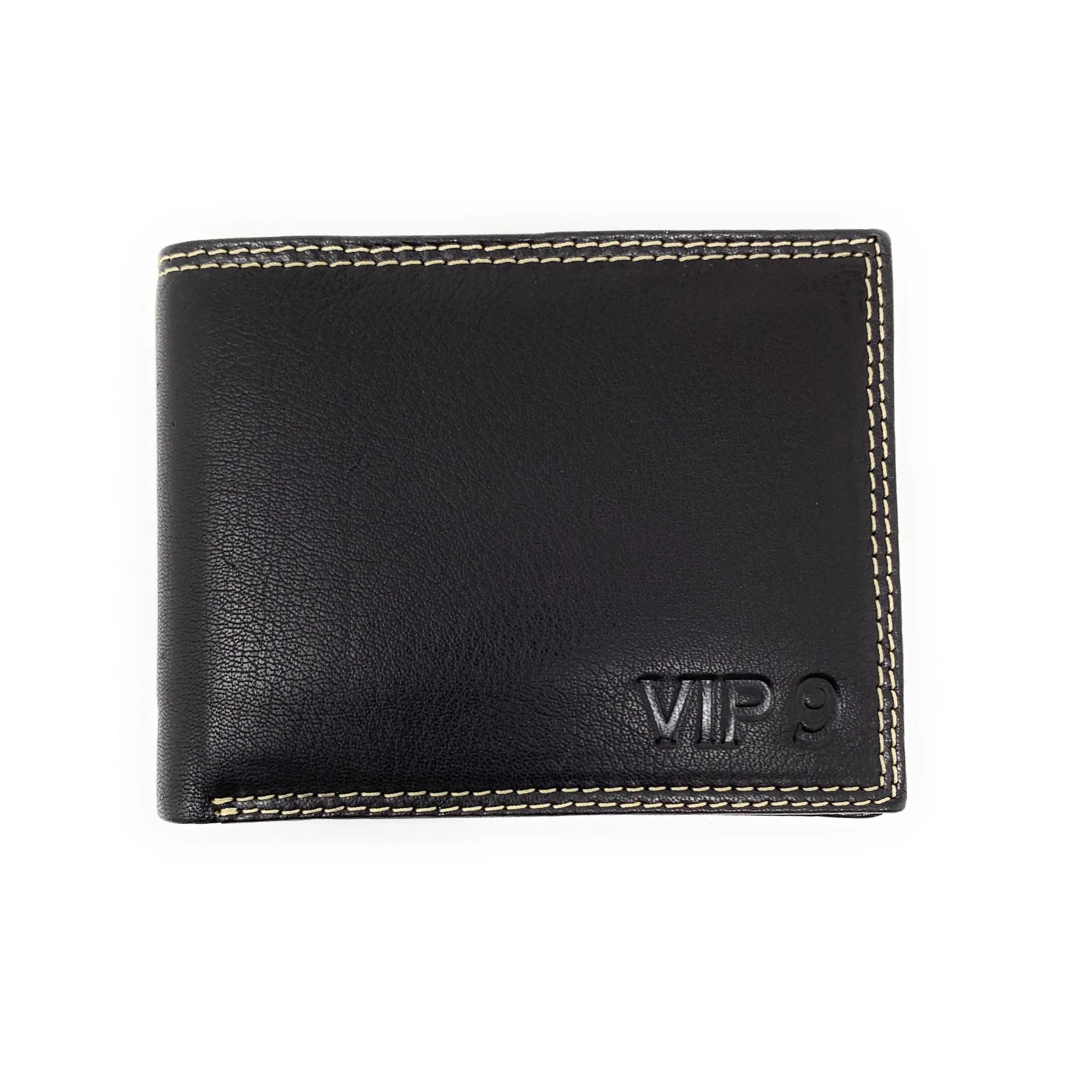 Empire Cove VIP Classic Genuine Leather Slim Bifold Wallets Side Flip ID