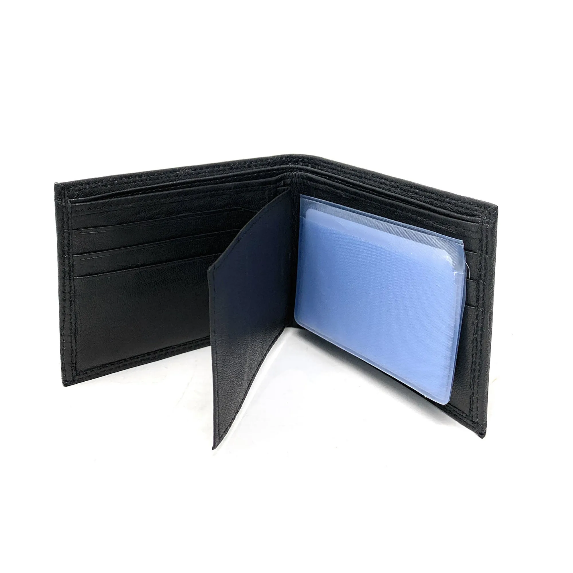 Empire Cove VIP Classic Genuine Leather Slim Bifold Wallets Side Flip ID