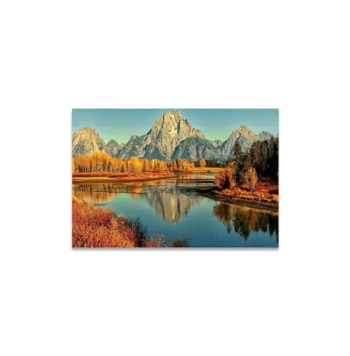 GADGETS WRAP Canvas Gallery Wrap Framed for Home Office Studio Living Room Decoration (11x9inch) - Mountain View (2)