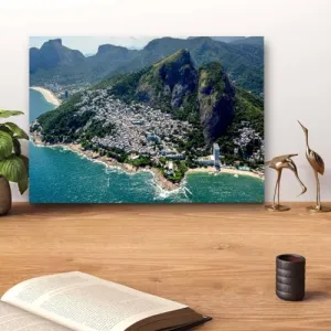 GADGETS WRAP Canvas Gallery Wrap Framed for Home Office Studio Living Room Decoration (14x11inch) - Brazil Rio City