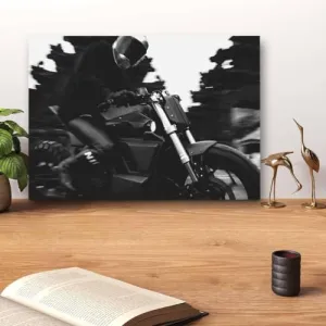 GADGETS WRAP Canvas Gallery Wrap Framed for Home Office Studio Living Room Decoration (14x11inch) - Nice Ride