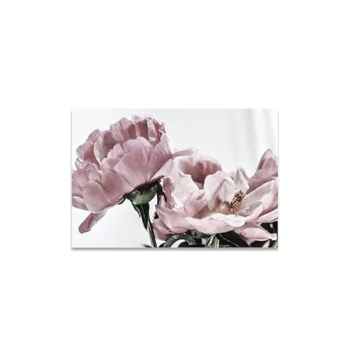 GADGETS WRAP Canvas Gallery Wrap Framed for Home Office Studio Living Room Decoration (14x11inch) - Peonies