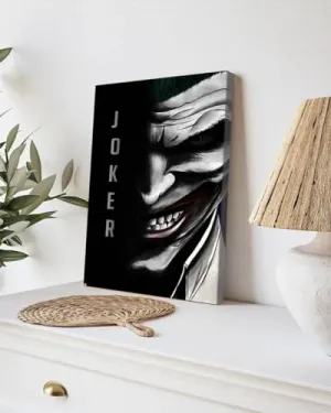 GADGETS WRAP Canvas Gallery Wrap Framed for Home Office Studio Living Room Decoration (9x11inch) - Joker 2019 1