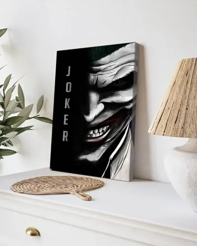 GADGETS WRAP Canvas Gallery Wrap Framed for Home Office Studio Living Room Decoration (9x11inch) - Joker 2019 1