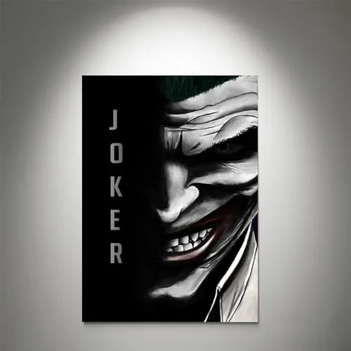 GADGETS WRAP Canvas Gallery Wrap Framed for Home Office Studio Living Room Decoration (9x11inch) - Joker 2019 1