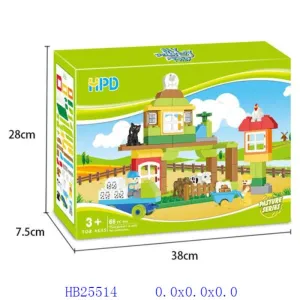 Happy Farm Educational Building Blocks | 66 Pcs