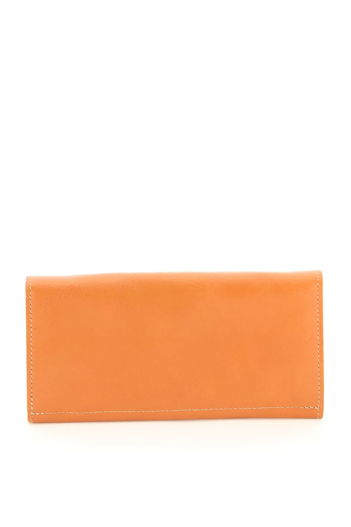 Il bisonte double cowhide leather long wallet