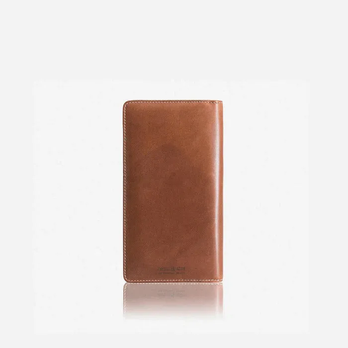 Jekyll & Hide Texas Large Zip-Around Travel And Passport Organiser, Clay