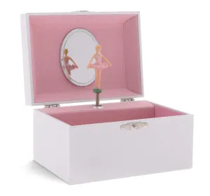 Jewelkeeper Personalize-Your-Own White Musical Ballerina Jewelry Box, You are My Sunshine