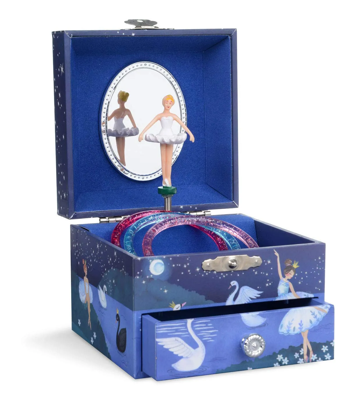 Jewelkeeper Unicorn Musical Jewelry Box, Fairy Princess Castle and Hearts Design