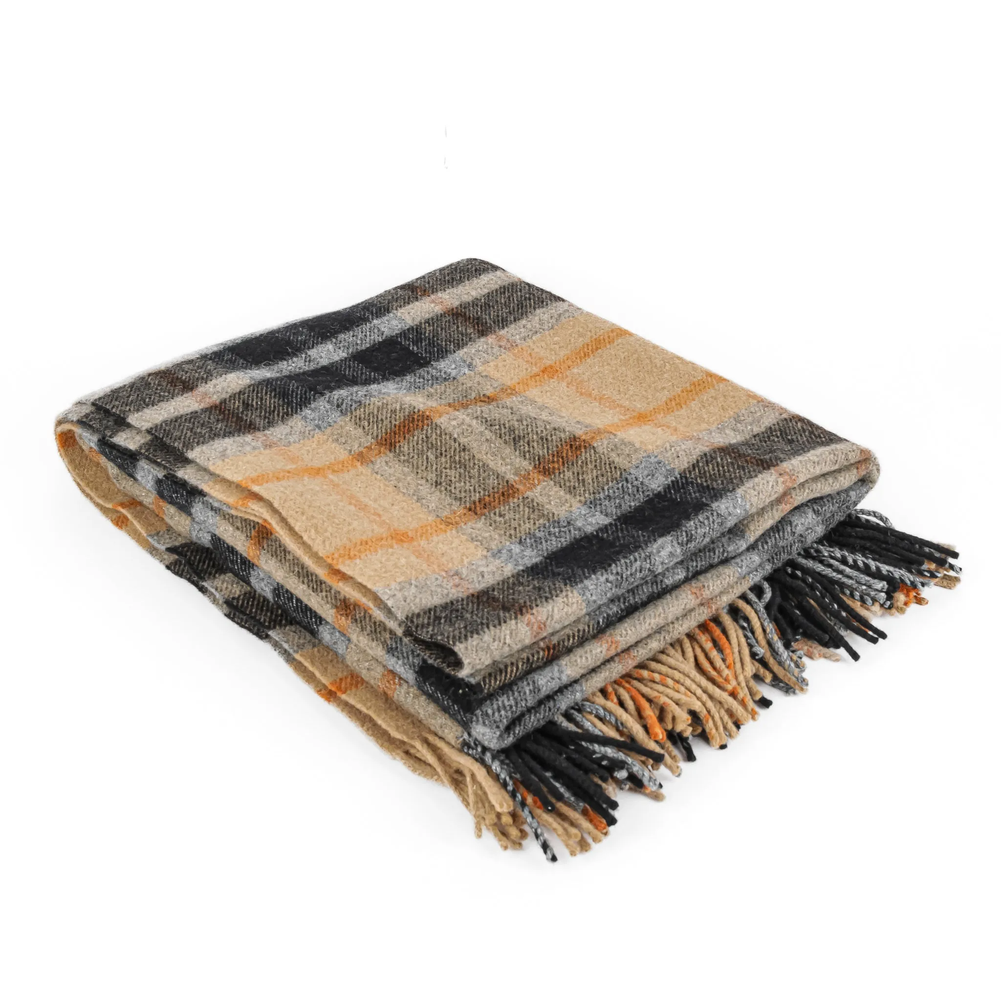 JOHNSTONS OF ELGIN The Utility Rug Throw Blanket - Plaid