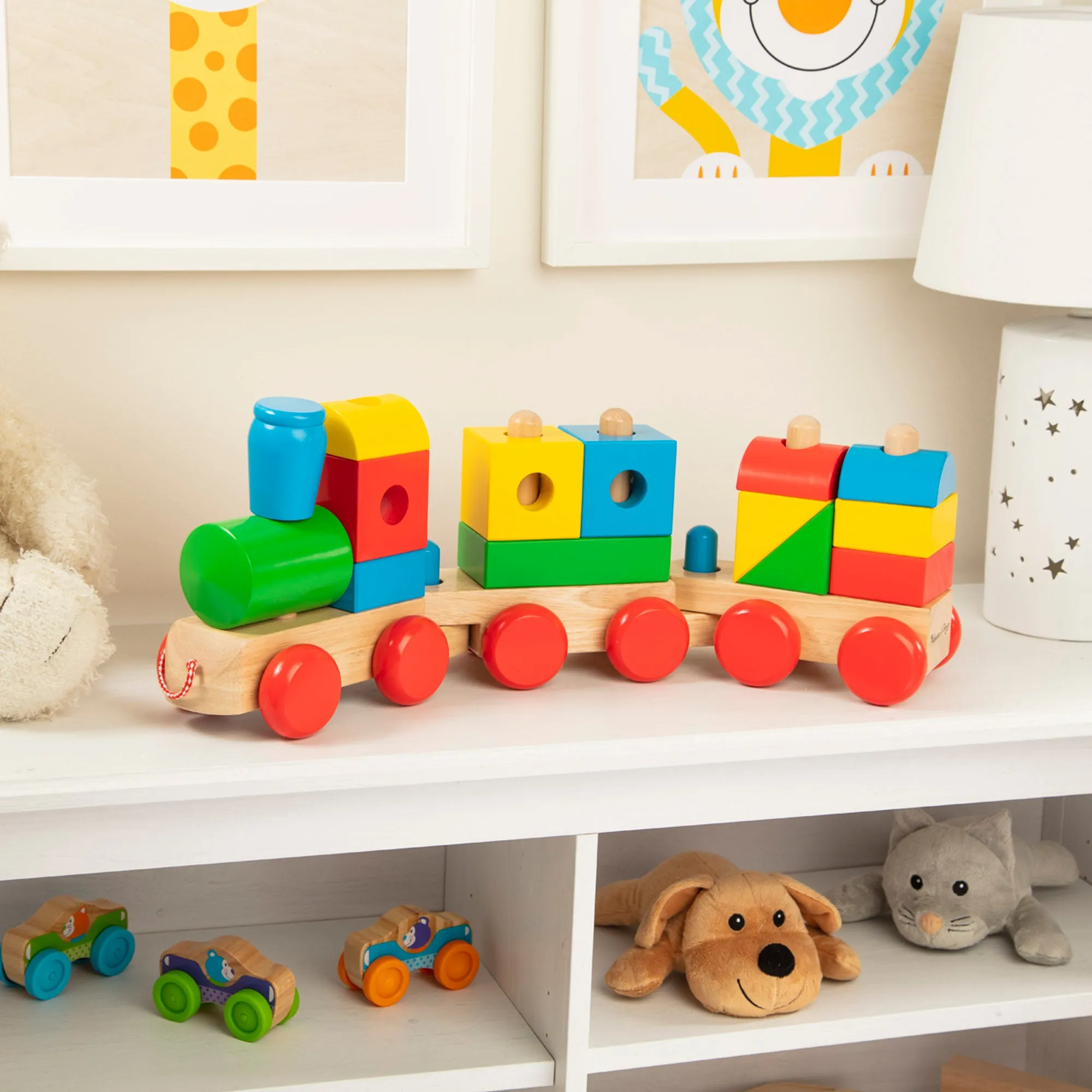 Jumbo Wooden Stacking Train – Classic