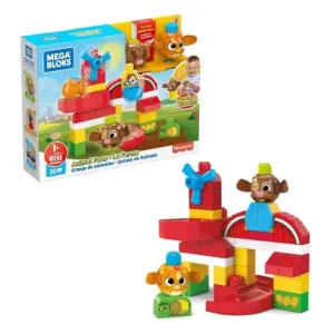 Mega Bloks Peek A Blocks Animal Farm Toy