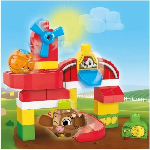 Mega Bloks Peek A Blocks Animal Farm Toy