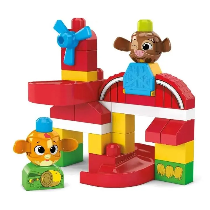 Mega Bloks Peek A Blocks Animal Farm Toy