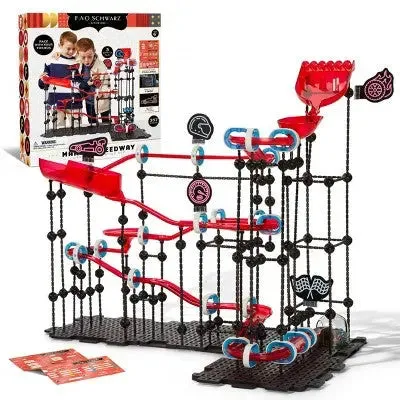 Open Box - FAO Schwarz Marble Speedway Gravity Race Build Set