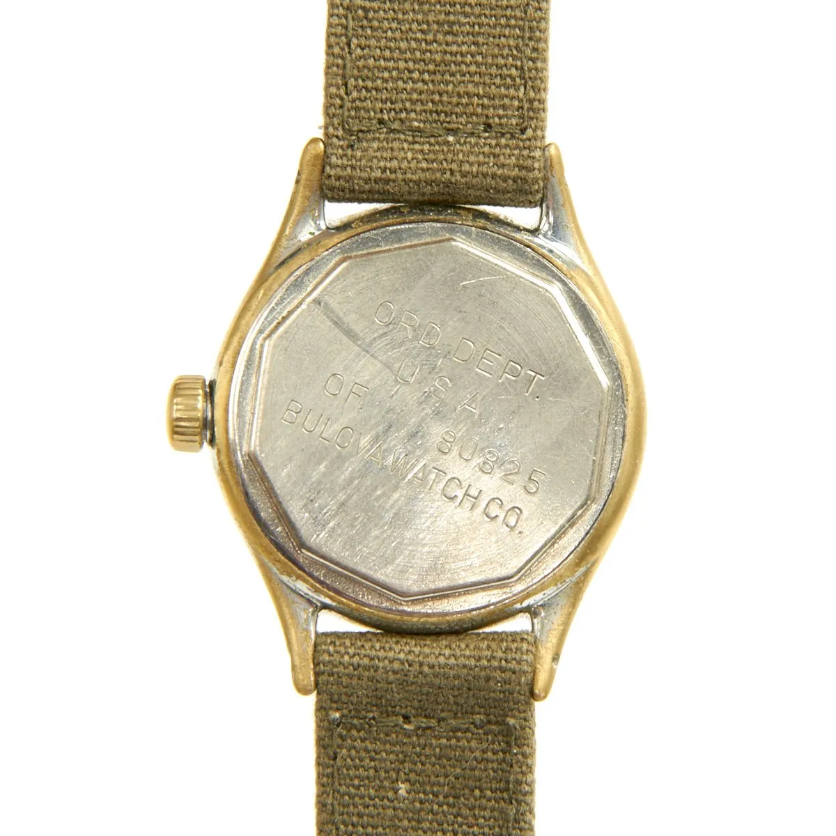 Original U.S. Early WWII Army Officer 15-Jewel Wrist Watch Model 10 AK by BULOVA - Fully Functional