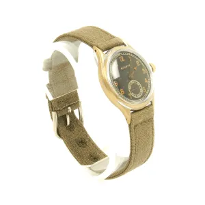 Original U.S. Early WWII Army Officer 15-Jewel Wrist Watch Model 10 AK by BULOVA - Fully Functional