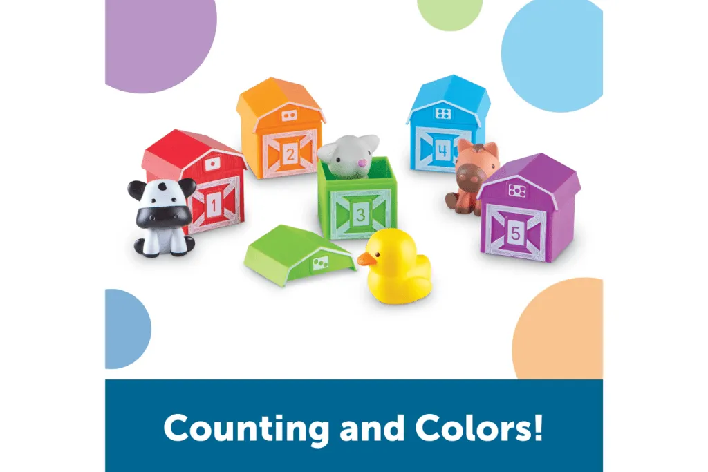 Peekaboo Learning Farm - Counting and Colour Matching