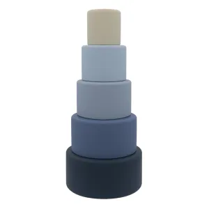 Playground Silicone Nesting Blocks - Blue