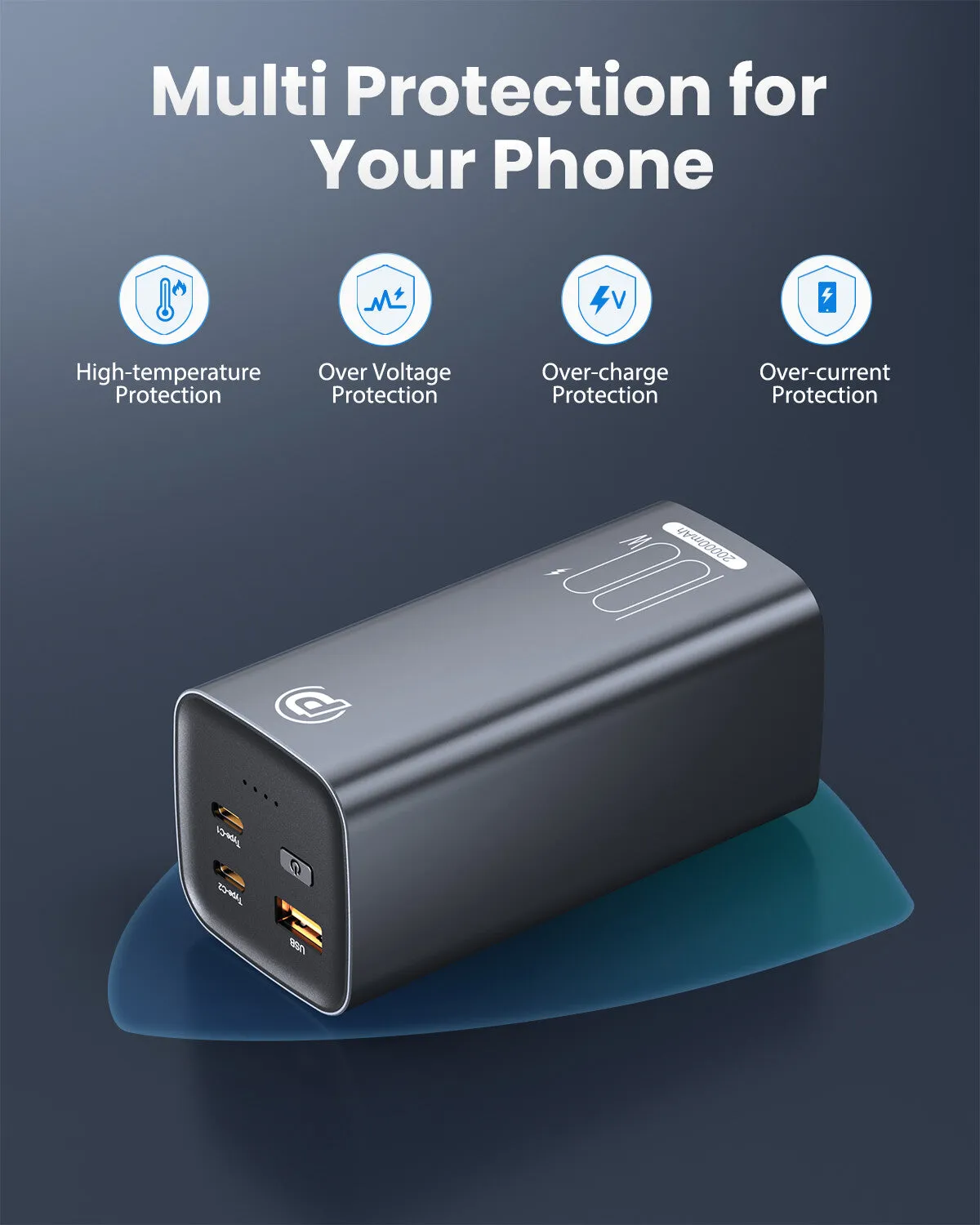 POWERADD PRO Portable Charger 20000mAh PD 100W Fast Charge