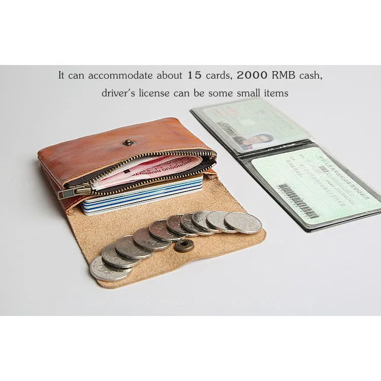 "The Traditional" Genuine Leather Zip Wallet