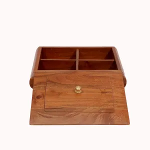 Rounded Sides Wooden Box